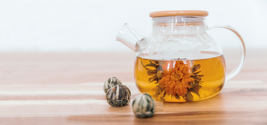 Blooming Tea Flower website header